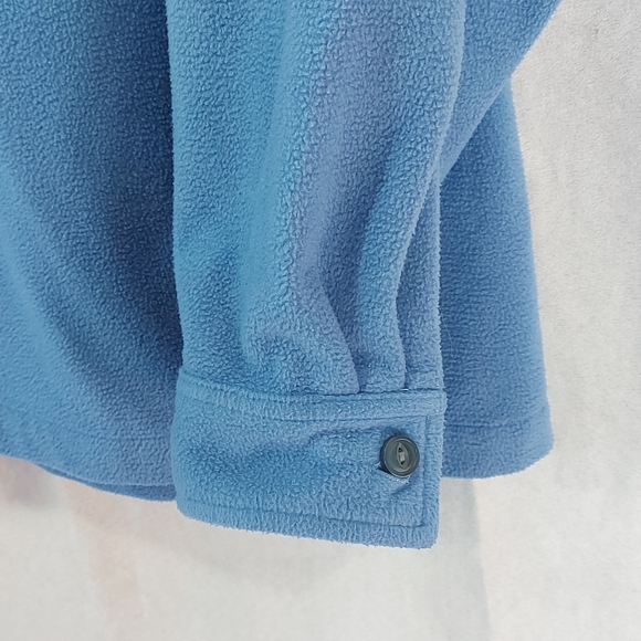 Levi Strauss Co. Blue Button Down Fleece Shirt Jacket Shacket, XL - Picture 7 of 9